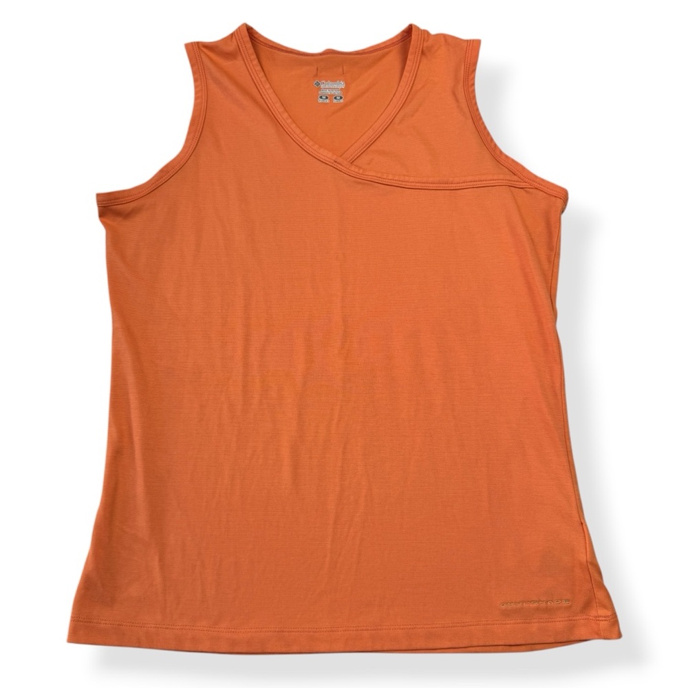 Columbia Sportswear Athletic Tank Top Womens Size M Sleeveless Orange